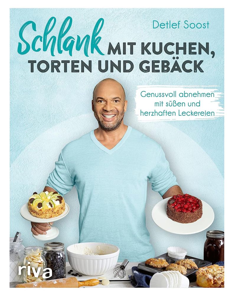 Buchcover: Schlank mit Kuchen, Torten und Gebäck